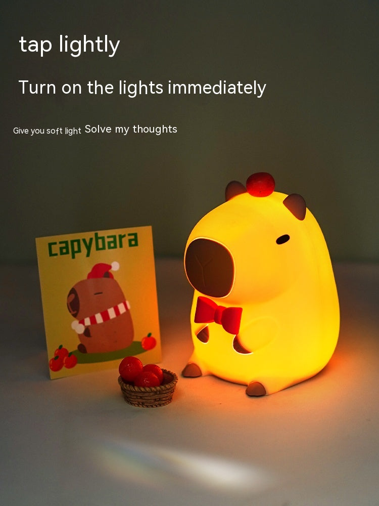 Cute Capabala Small Night Lamp Decoration For Girls Girlfriends Creative Practical Birthday Gift