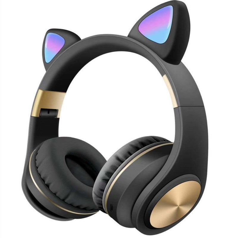 Cat Ear Headset Bluetooth Headset Wireless Light Headset