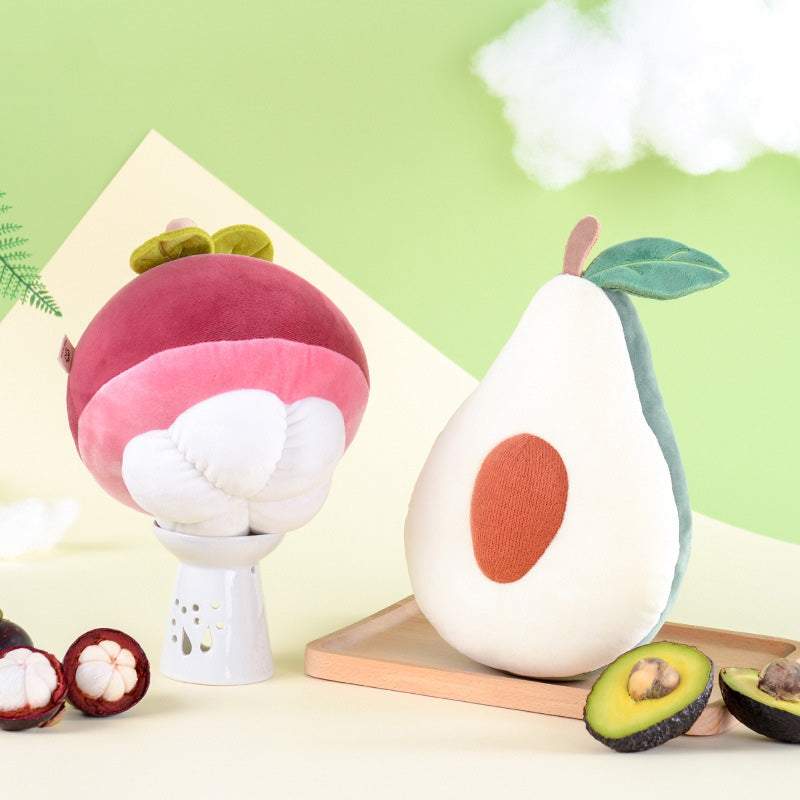 Plush fruit pillow toys creative Cushion Pillow Kawaii Fruit Peaches Stuffed Doll Toys For Children Birthday Gift