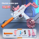 Children Automatic UZI Electric Backpack Water Submachine Gun Fights Summer Toy Water Guns Outdoor Beach Swimming Pool Toys