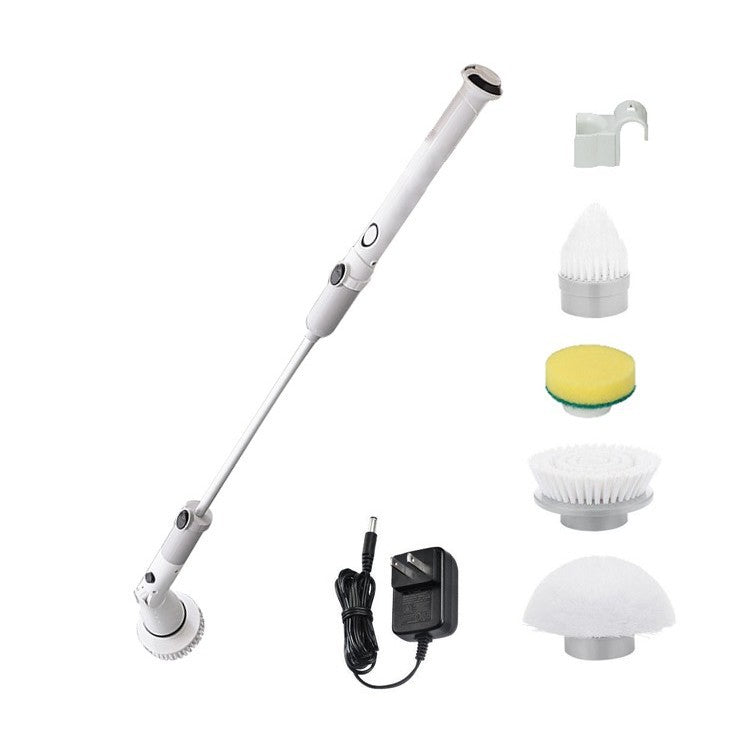 Kitchen Cleaning Tools Multifunctional Wireless Rechargeable Long-handle Retractable Waterproof Electric Cleaning Brush