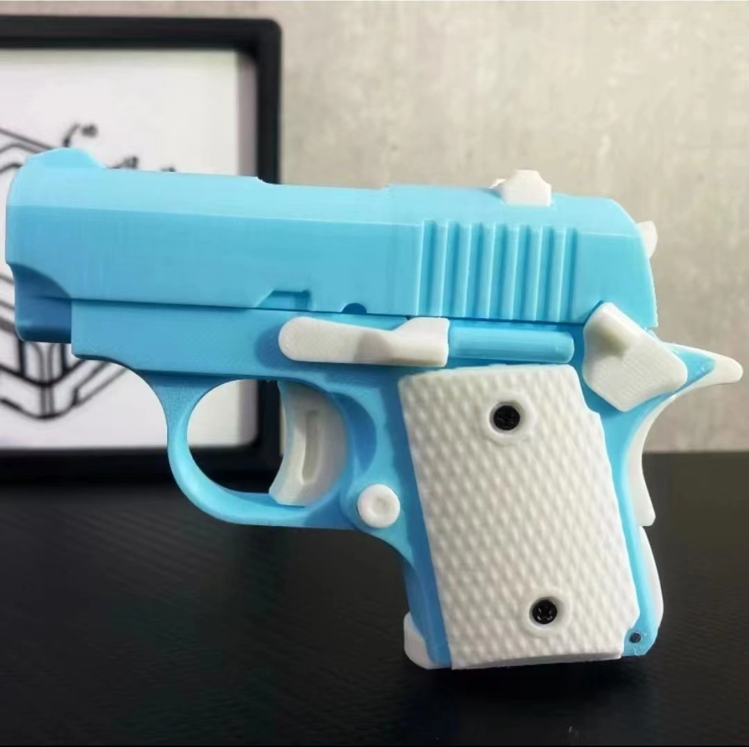 3D Gravity Mini Toy Gun Modeling Decompression Toy