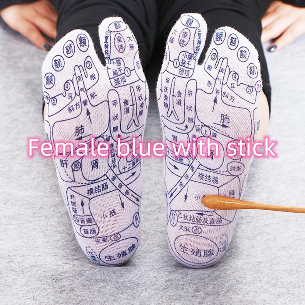 Massage Relieve Tired Feet Socks Acupressure Foot Massager Reflexology Socks Foot Point Sock Foot Point Tool Physiotherapy Sock