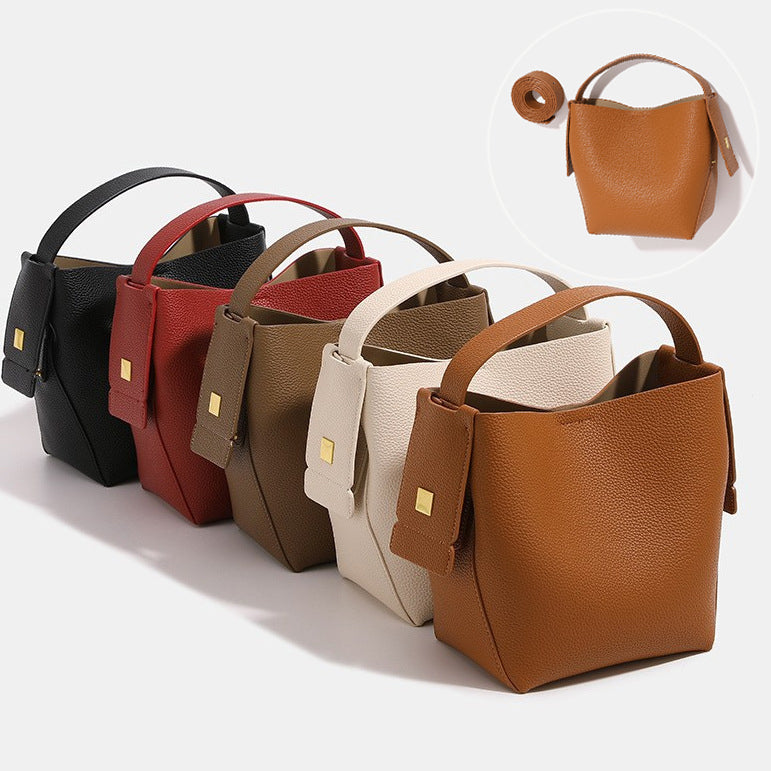 Simple Vintage Commuter Women Handbags Business Small Crossbody Shoulder Bags Fashion Trend Luxury Leather Bags