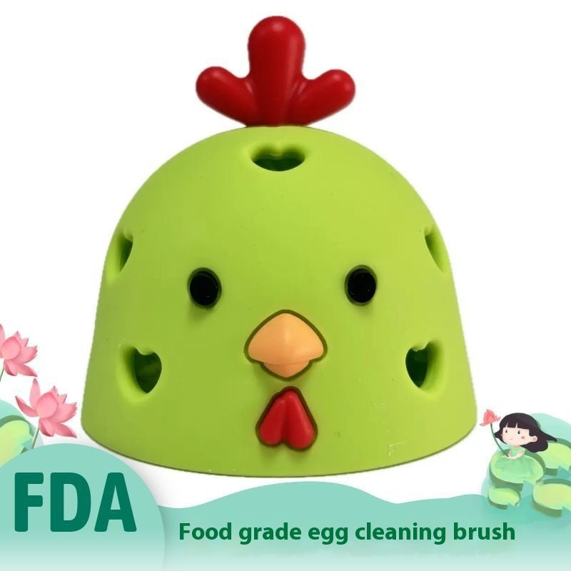 New Kitchen Gadget Egg Scrubber For Eggs Chicken Egg Brush Silicone Egg Washer Machine Tool Egg Cleaner Brush Egg Washer