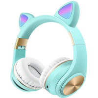 Cat Ear Headset Bluetooth Headset Wireless Light Headset