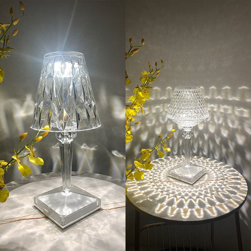 Decorative Atmosphere Diamond Acrylic Crystal Table Lamp