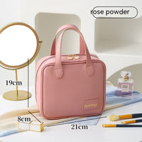 PU Large Capacity Travel Make Up Storage Organizer Makeup Pouch Cosmetic Bag Shell Bags