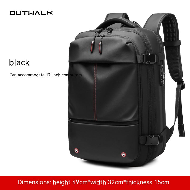Travel Backpack Men's Business Multifunction Computer Bag Vacuum Compression Large-capacity Backpack