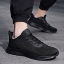 Men's Lace-up Running Shoes Mesh Lightweight Breathable Comfortable Sneakers