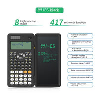 2 In 1 Foldable Scientific Calculators Handwriting Tablet Learning Function Calculator  Foldable Desk Scientific Calculators