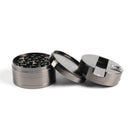 Five-layer 75mm Zinc Alloy Tobacco Grinder Herbs Grinders Mill Pepper Pot Spice Dry Herb Crusher Tool For Smoking