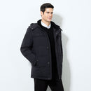 Winter middle-aged and elderly men's down jacket