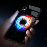 Compatible with Apple , Voice-activated Mobile Phone Case Tempered Glass Case
