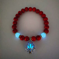 Lotus Natural Stone Bracelet