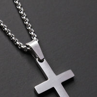 Simple cross necklace
