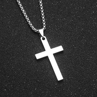 Simple cross necklace