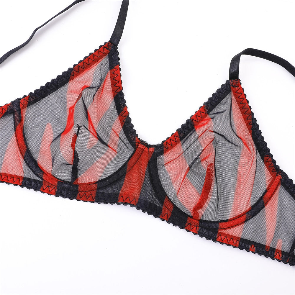Hailey's Zebra Print lingerie Sets