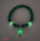 Lotus Natural Stone Bracelet