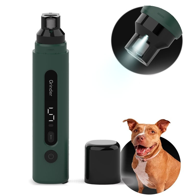 Dog Nail Grinder Electric Pet Nail Trimmers Rechargeable Cat Nail Grinders Super Quiet With 5-Speed Setting For Small Medium Large Dogs Cats Claw Care Pet Products