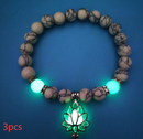 Lotus Natural Stone Bracelet