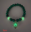 Lotus Natural Stone Bracelet